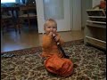 Joon digs Ella, plays Kalimba, crawls...