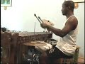 Percussionist playing baterimba