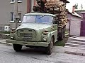 Tatra T148 with heavy load - going rear to unload (SLOVAKIA)