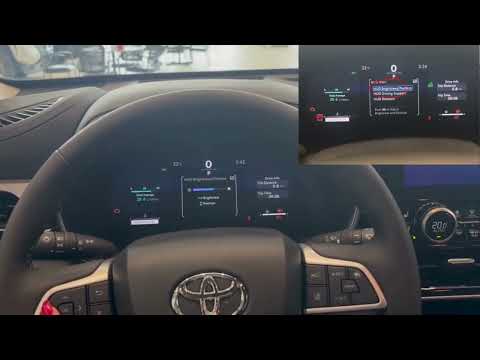 2023 toyota highlander platinum how to adjust heads up display hud at erin park toyota