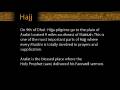 Hajj - On 9th of Dhul-Hijja pilgrims go to the plain of Arafat