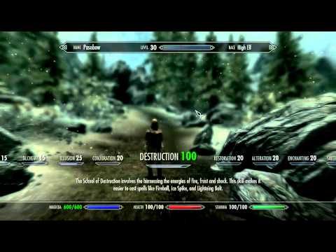 how to reset perks in skyrim