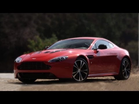2013 Aston Martin V12 Vantage Driven on Canyon Roads - CAR and DRIVER