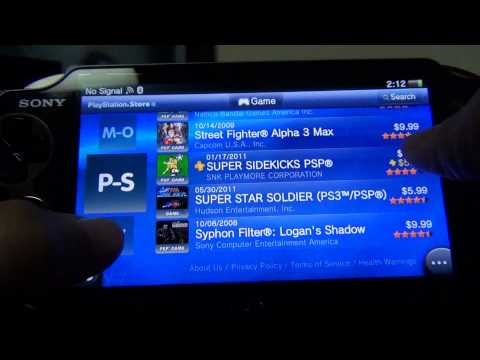 how to sign into playstation network on ps vita
