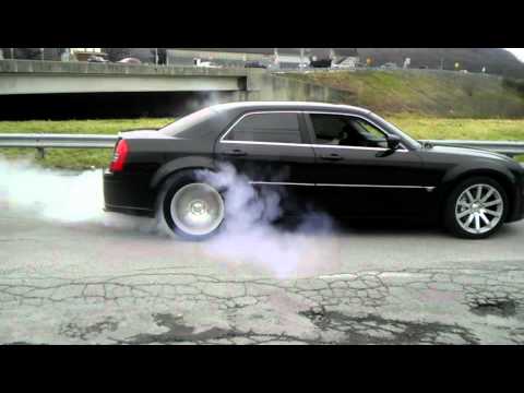 how to do a burnout in a chrysler 300c