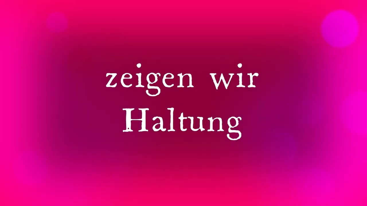 #pinkgegenrassismus 2022 TVE