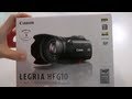 Canon Legria (Vixia) HF G10 Camcorder Unboxing & Product Tour