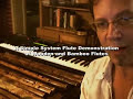 handmade wooden/ bamboo flute demonstration  part 1 