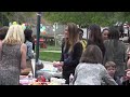 saturday, april 13, 2013 - jessica alba spends the day at a birthday party held at coldwater park in beverly hills, ca. the police arrive at one point but th...