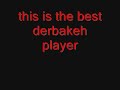 Anthony playing derbakeh