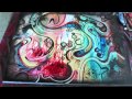 Evolution of a Painting- Flux by Rachel Reinert 2011