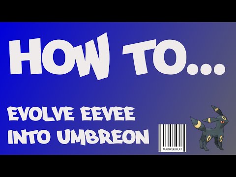 how to turn eevee into umbreon in y
