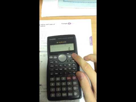 how to get rid of the m on a calculator
