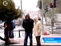 Snow blankets the Holy City