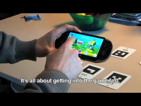 how to use ps vita ar play cards
