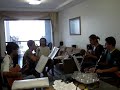 ensaio caseiro dias antes da apresenta��o.