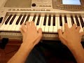 Super Mario World Overworld Theme on keyboard