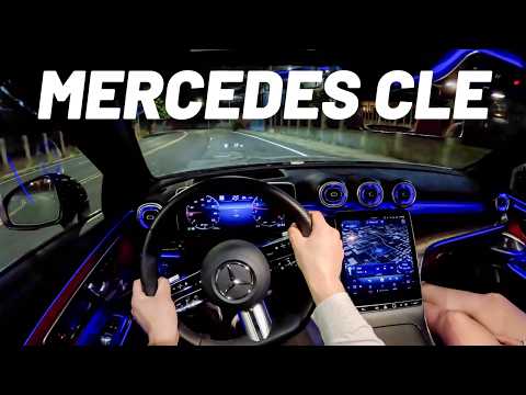 2025 Mercedes CLE | POV NIGHT DRIVE