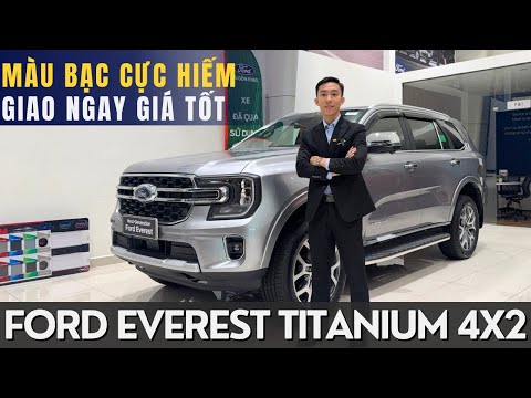 FORD EVEREST TITANIUM 4X2 MÀU BẠC HIẾM XE - SẴN XE GIAO NGAY ƯU ĐÃI KHỦNG