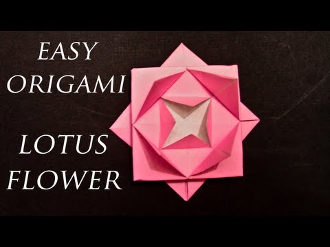 how to easy origami flower
