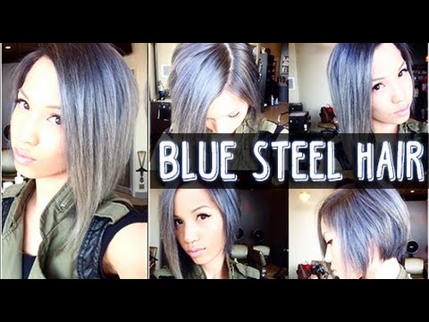 how to dye extensions grey