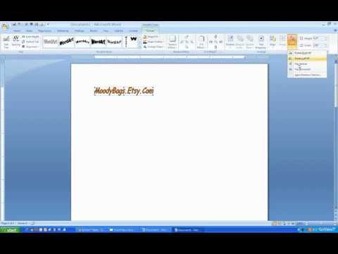how to turn text vertical in word