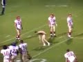 Streaker on NFL pitch gets nailed by player!