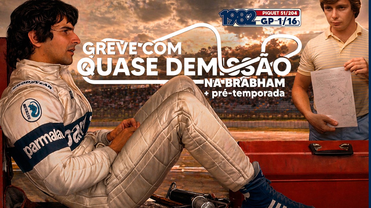 Um GP de GREVE de pilotos, e unidos por PIQUET - GP da África do Sul 1982
