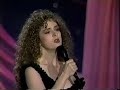 bernadette peters performs on the tonight show with johnny carson, april 1992