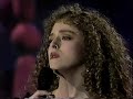 bernadette peters performs on the tonight show with johnny carson, april 1992