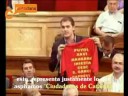 la selección española en el parlamento de cataluña