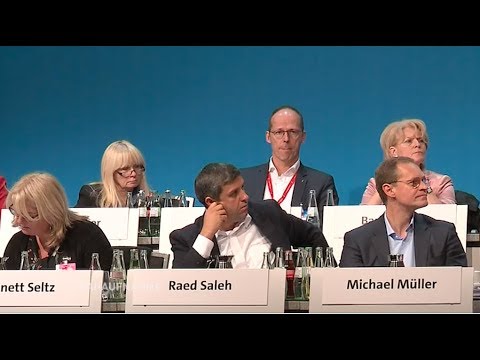 Berliner SPD Vorstand votiert gegen große Koalition / ...