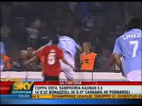 Copa de la UEFA, Napoli vs Benfica 2008