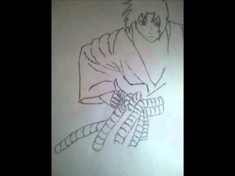 how to draw uchiha symbol