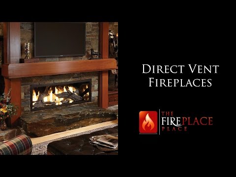 how to vent direct vent fireplace