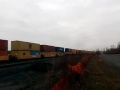 Westbound CSX Freight in Utica, NY on Thanksgiving 2009