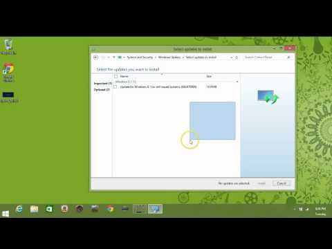 how to perform windows updates