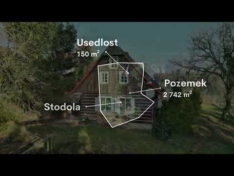 Video Prodej venkovského domu – chalupy v Bítouchově u Semil