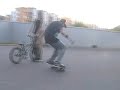 ollie over bmx