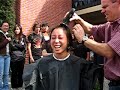 Miss Lee getting hair shaved 2
