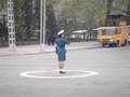 DPRK (North Korea): Pyongyang - Traffic Lady Part 1