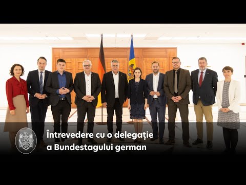 President Maia Sandu met with a delegation of the German Bundestag