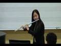 Eden, Playing Flute at Recital : Fantaisie Op.79, Faure