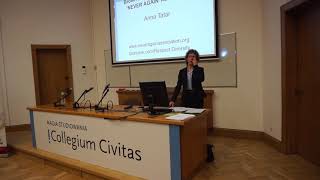 Anna Tatar at a conference on “The Rise of Hate Crimes and the Role of Youth in Countering Them”, Warsaw, 23.01.2020.