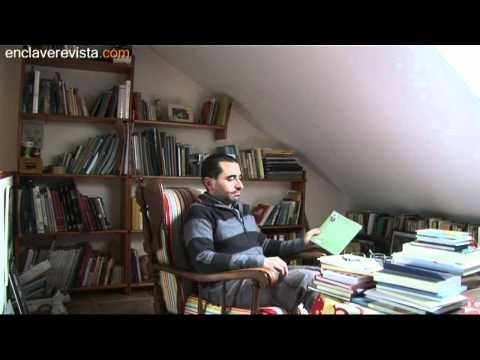 El lugar de trabajo y lectura del escritor Jos� Manuel de la Huerga