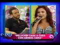 Génesis Tapia confrotna a Peluchín en