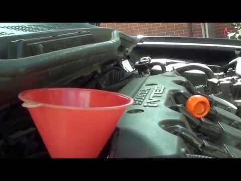 how to change oil civic type r