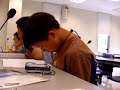 drooling in class