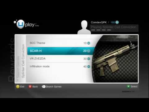 Picture from Uplay Win Rewards available to Splinter Cell players