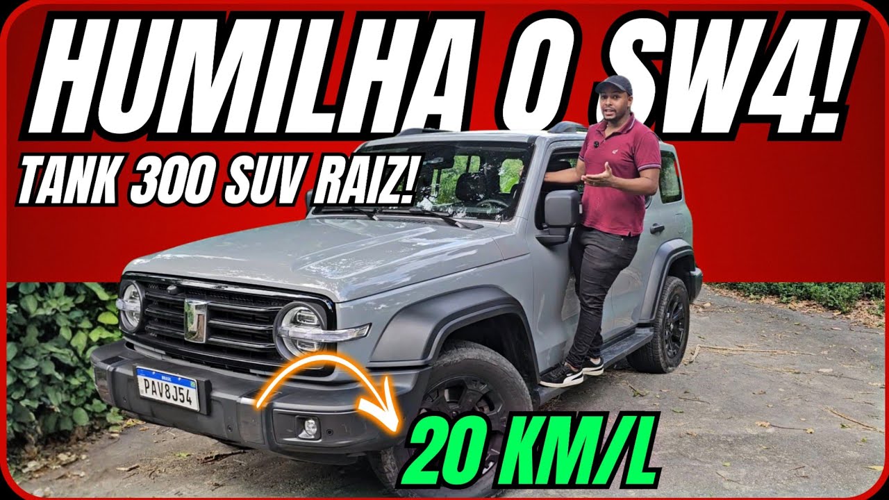 TANK 300 HUMILHA O SW4! MAIS BARATO, LUXUOSO E FAZ 20 KM/L. PQ VOCÊ DEVE COMPRAR UM EM 2026?
